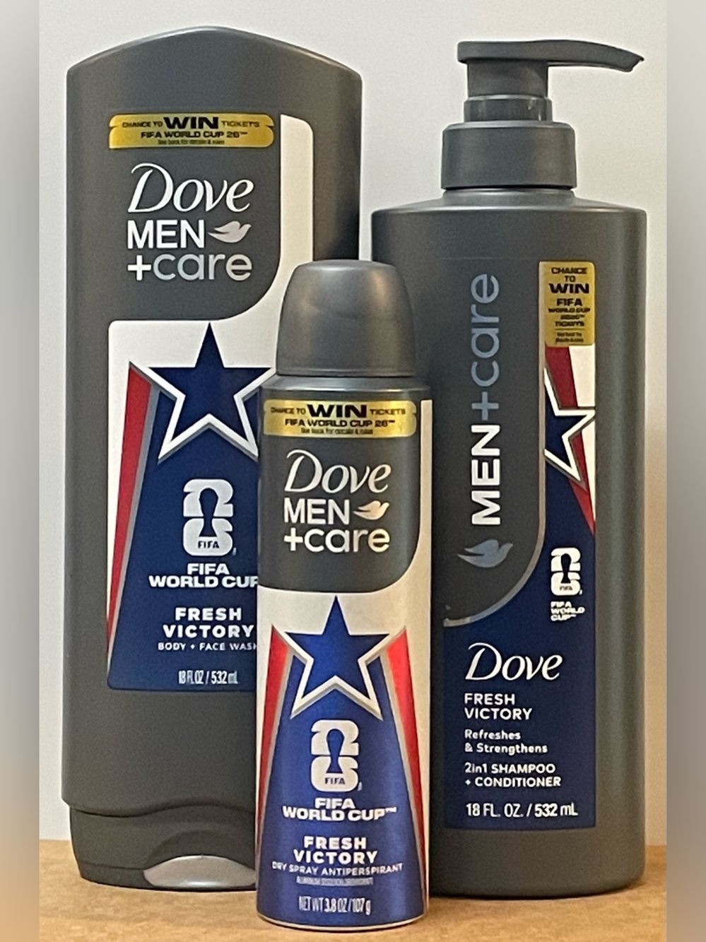 Dove Men+Care Fresh Victory Personal Care Trio
